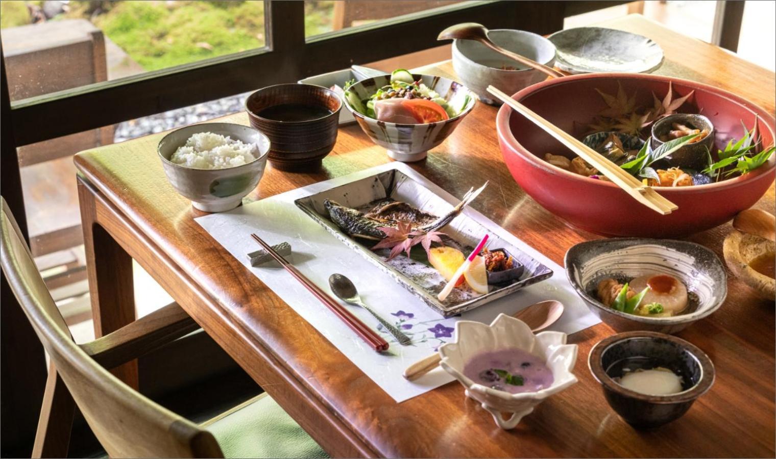 Hotel Nihon-No-Ashitaba à Yufu Extérieur photo